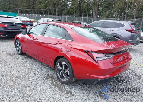 2021 Hyundai Elantra Hybrid Limited from USA, damaged, VIN KMHLN4AJ2MU005191